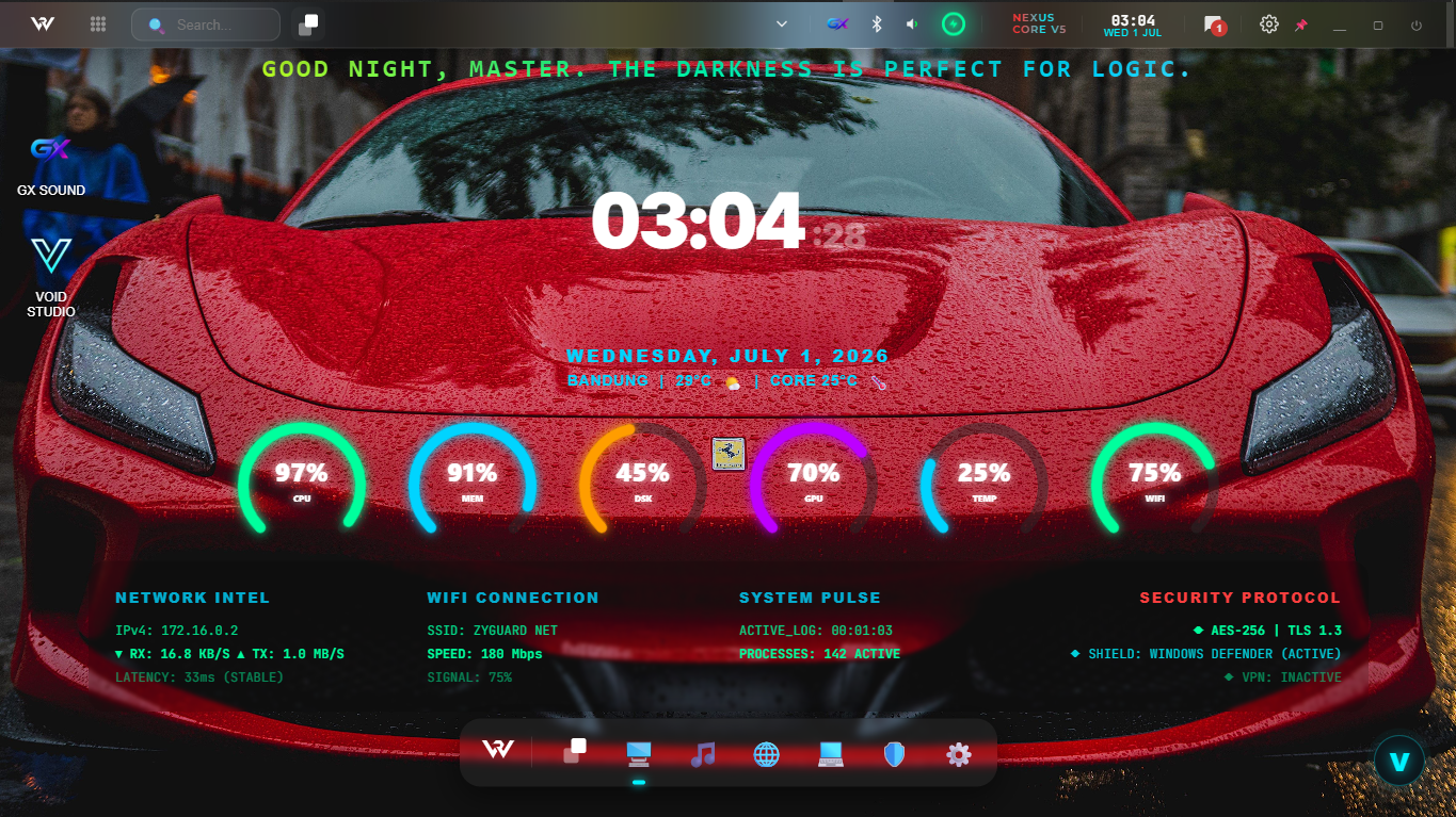 WARUGA NEXUS Edition - Application Preview